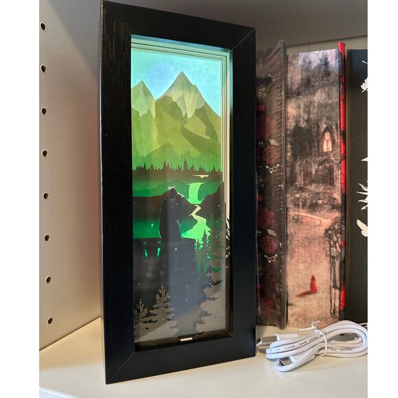 Throne Of Glass Sarah Maas Inspired Light Box Book Nook - Picture 3 of 4